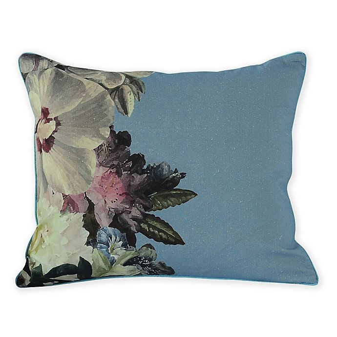 slide 1 of 1, MM Linen Fiori Fifi Oblong Throw Pillow - Blue, 1 ct