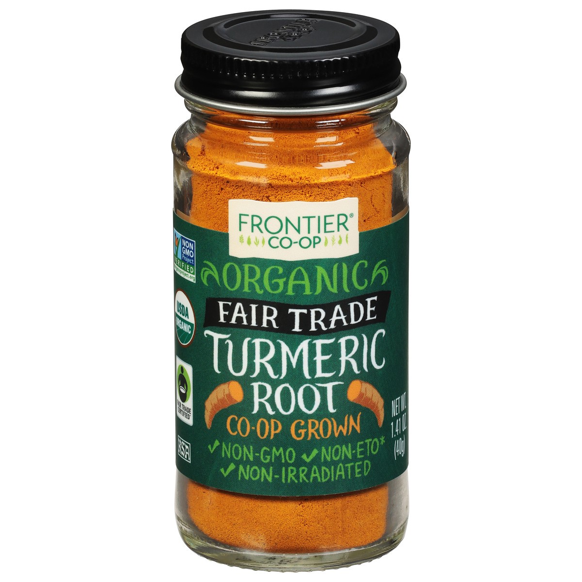 slide 1 of 1, Frontier Co-Op Organic Turmeric Root 1.41 oz, 1.41 oz