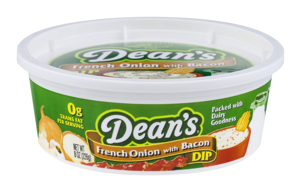 slide 1 of 1, Dean's French Onion With Bacon Dip, 8 oz