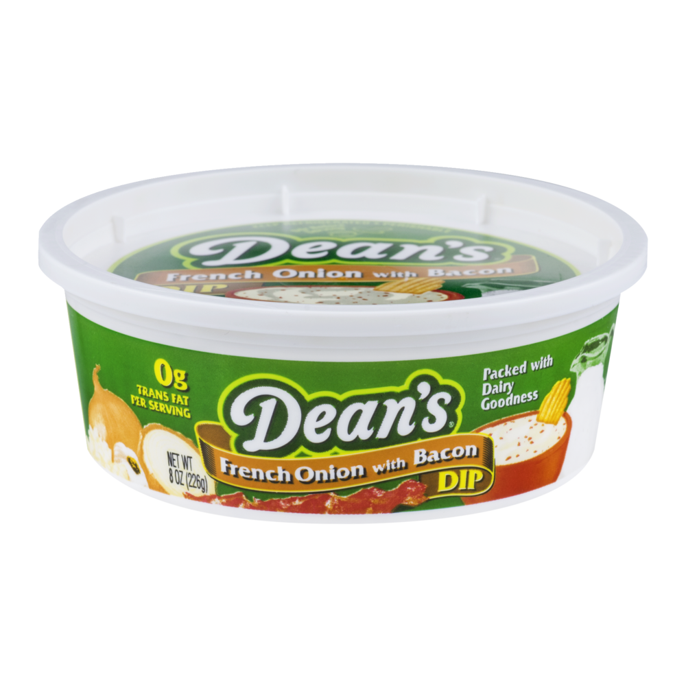 slide 1 of 1, Dean's French Onion With Bacon Dip, 8 oz