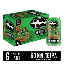 Dogfish Head Beer 60 Minute IPA (12 fl. oz. Can, 6pk.)