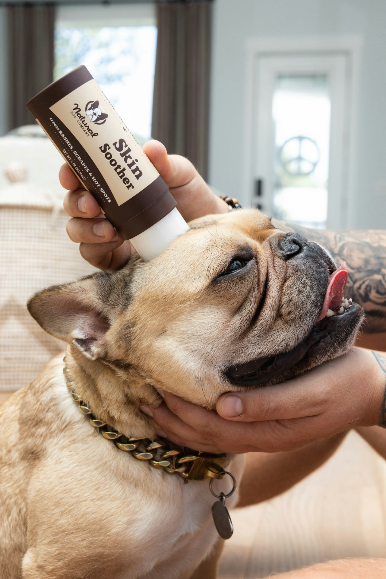 slide 4 of 7, Natural Dog Company Skin Soother Balm Stick for Dogs, 2 oz., 2 oz