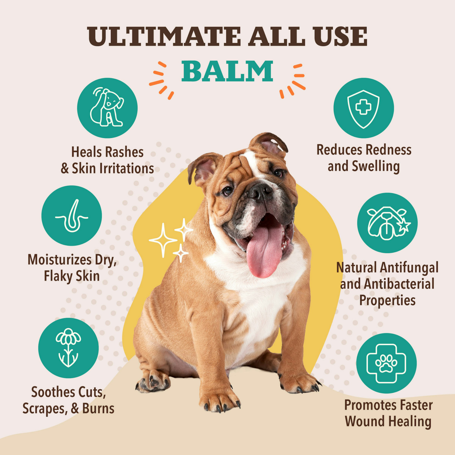 slide 7 of 7, Natural Dog Company Skin Soother Balm Stick for Dogs, 2 oz., 2 oz