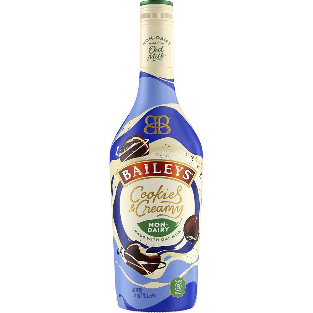 slide 1 of 1, Bailey's Cookies and Creamy Non-Dairy Liqueur Made with Oat Milk, 750 mL, 750 ml