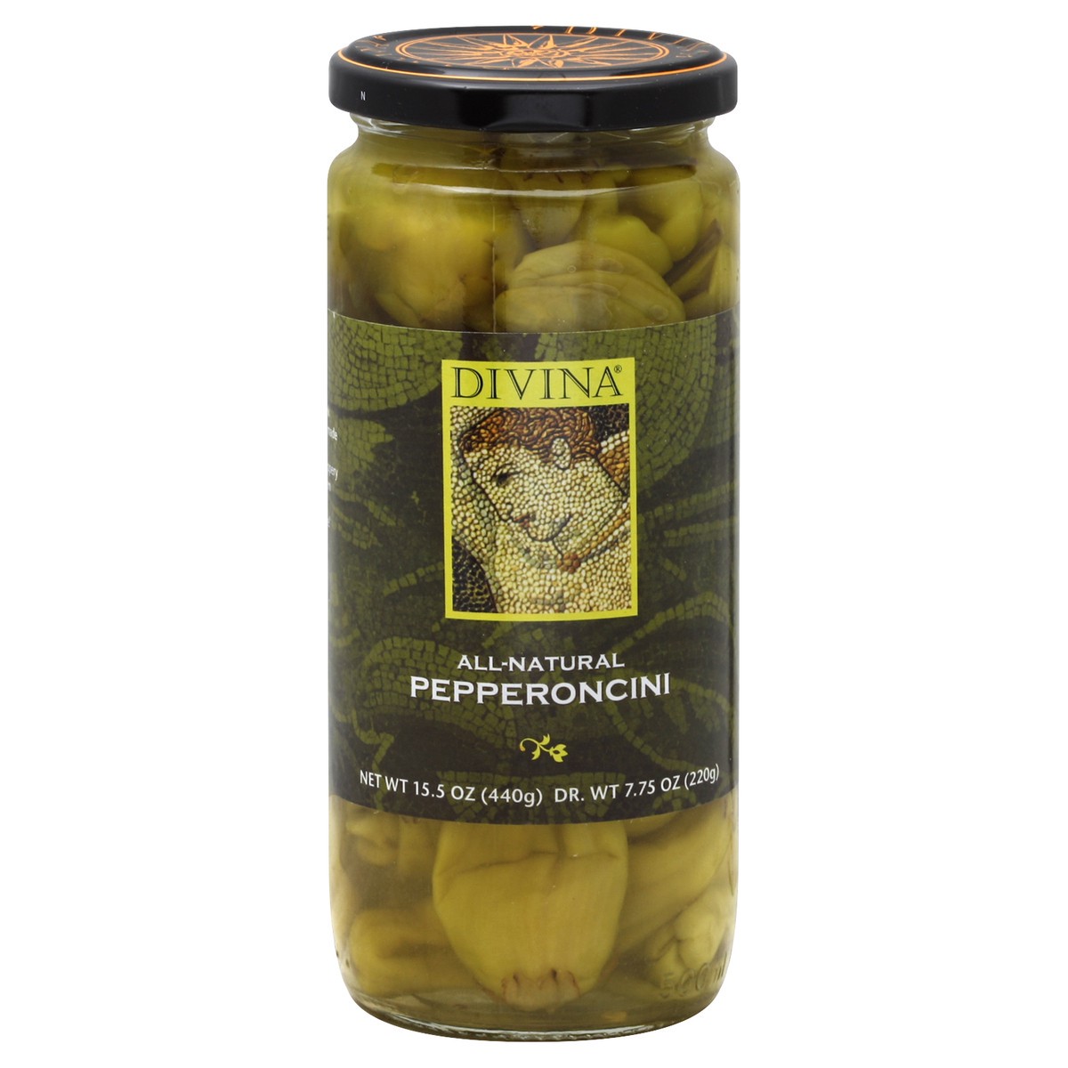 slide 2 of 2, Divina Whole Pepperoncini, 15.5 oz