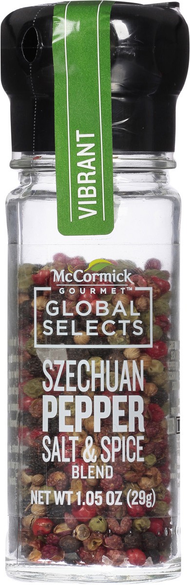 slide 3 of 7, McCormick Gourmet Global Selects Szechuan Pepper Salt & Spice Blend, 1.05 oz, 1.05 oz