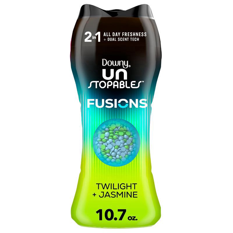 slide 1 of 10, Downy Unstopables Fusions Twilight + Jasmine Laundry Additive Beads - 10.7oz, 10.7 oz