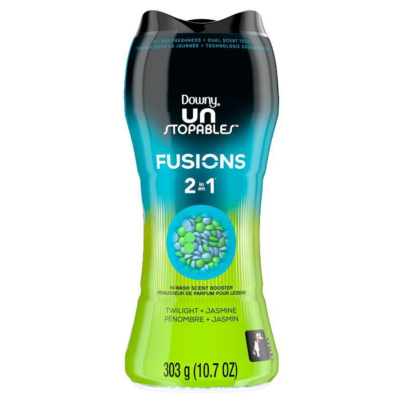 slide 3 of 10, Downy Unstopables Fusions Twilight + Jasmine Laundry Additive Beads - 10.7oz, 10.7 oz