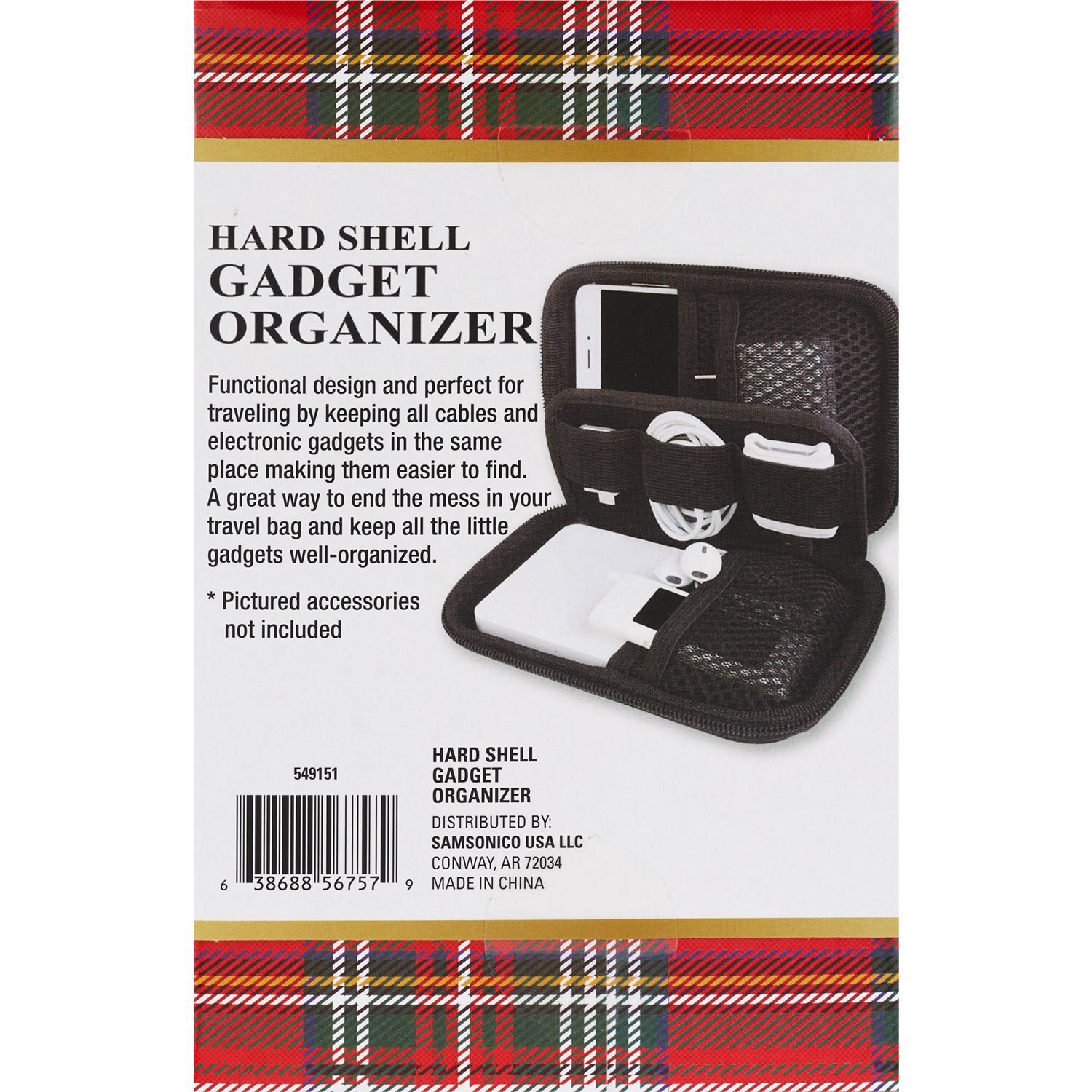 slide 3 of 3, SAMSONICO Gadget Organizer, 1 ct