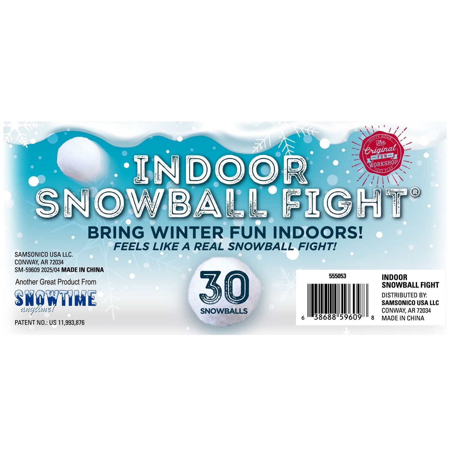 slide 3 of 3, SAMSONICO Indoor Snowball Fight(Set Of 30 ), 1 ct