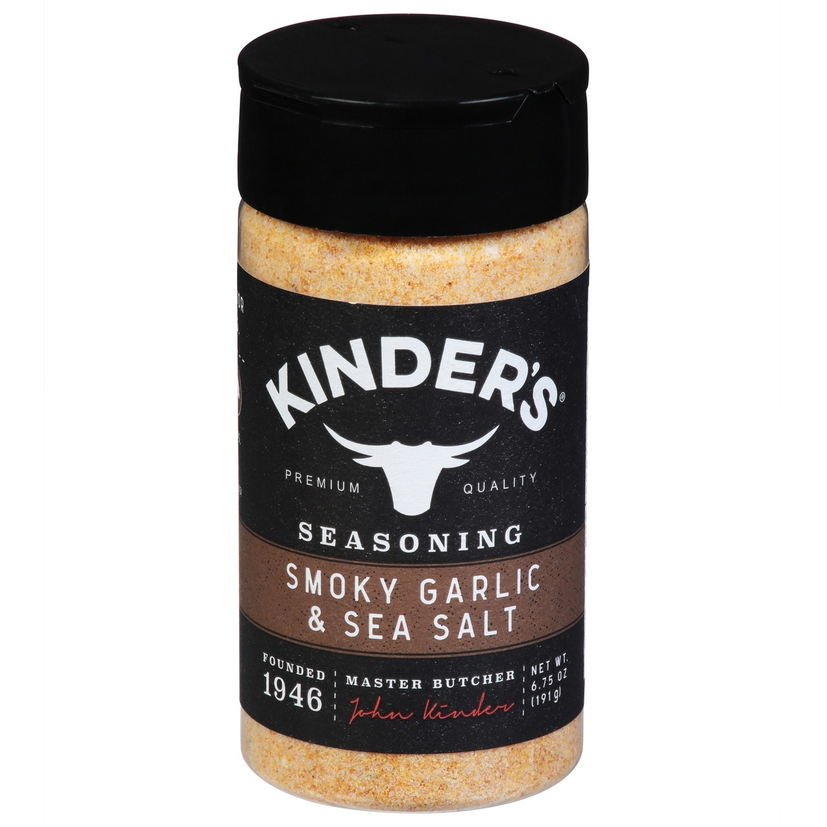 slide 1 of 1, Kinder's Smoky Garlic & Sea Salt, 