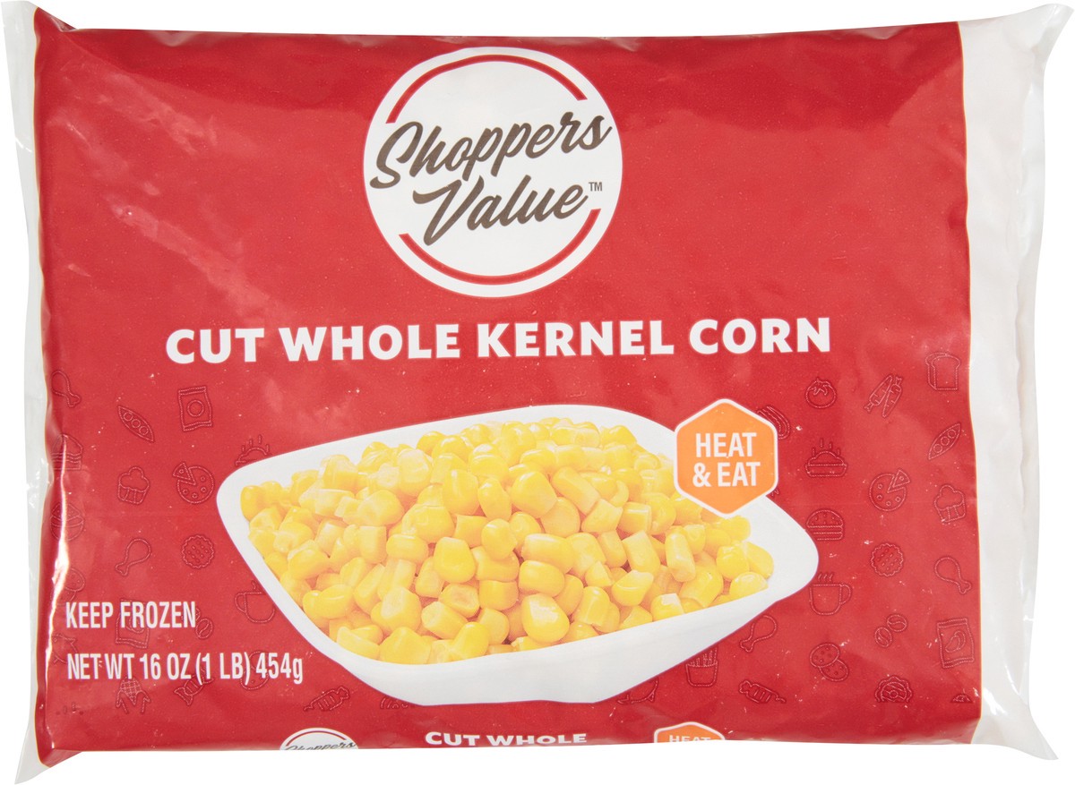 slide 3 of 14, Shoppers Value Frozen Cut Corn, 16 oz