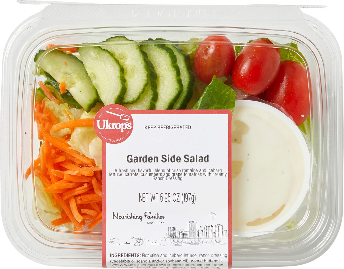 slide 7 of 7, Ukrop's Garden Side Salad, 6.95 oz