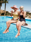 slide 1 of 1, Avanti Card Bday Ladies On Diving Board, 1 ct