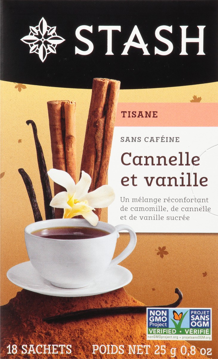 slide 8 of 9, Stash Herbal Tea, Caffeine-Free, Cinnamon Vanilla, Tea Bags, 18 ct