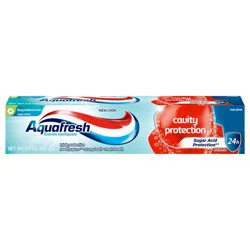Aquafresh Cavity Protection Fluoride Toothpaste, Cool Mint, 5.6 ounce