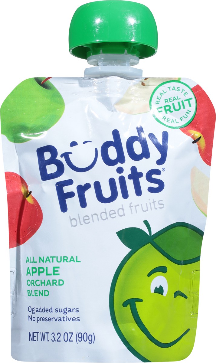 slide 6 of 9, Buddy Fruits Original Pure Blended Apple Fruit Pouch, 3.2 oz