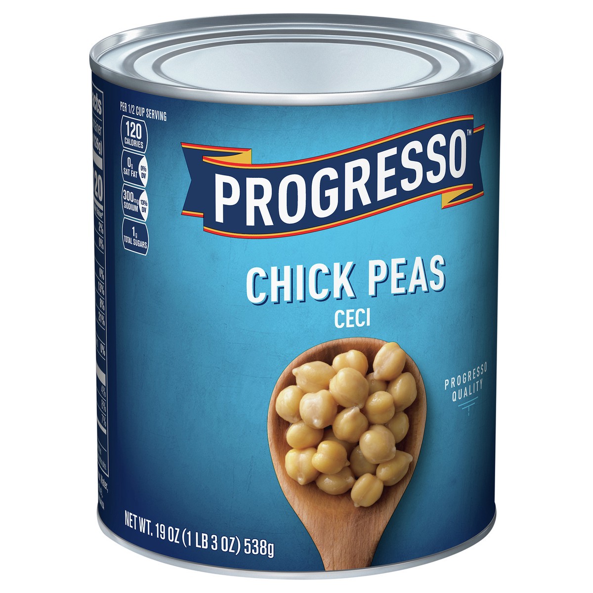 slide 2 of 9, Progresso Chick Peas Ceci, 19 oz., 19 oz