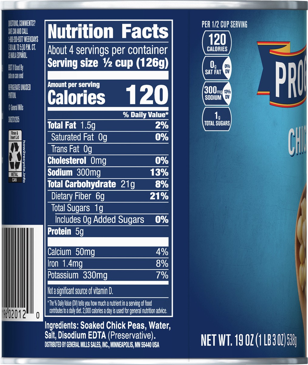 slide 7 of 9, Progresso Chick Peas Ceci, 19 oz., 19 oz