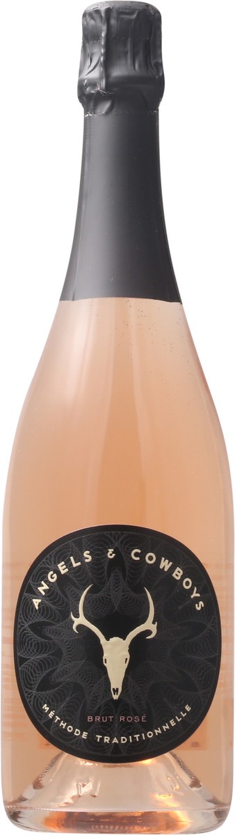 slide 5 of 10, Angels & Cowboys Brut Rose 750 ml, 750 ml
