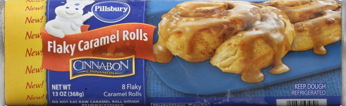 slide 3 of 3, Pillsbury Caramel Rolls 8 ea, 8 ct