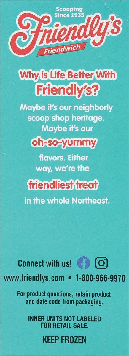 slide 9 of 9, Friendly's Friendwich Neapolitan Ice Cream Sandwiches Sandwiches - 6 ct, 6 ct