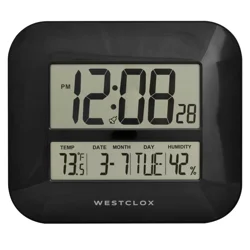 Westclox Digital Wall Clock - 1 Each