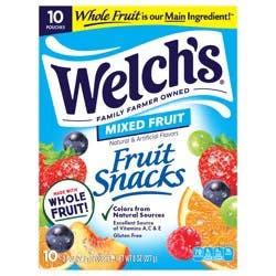 Welch's Fruit Snacks, Mixed Fruit