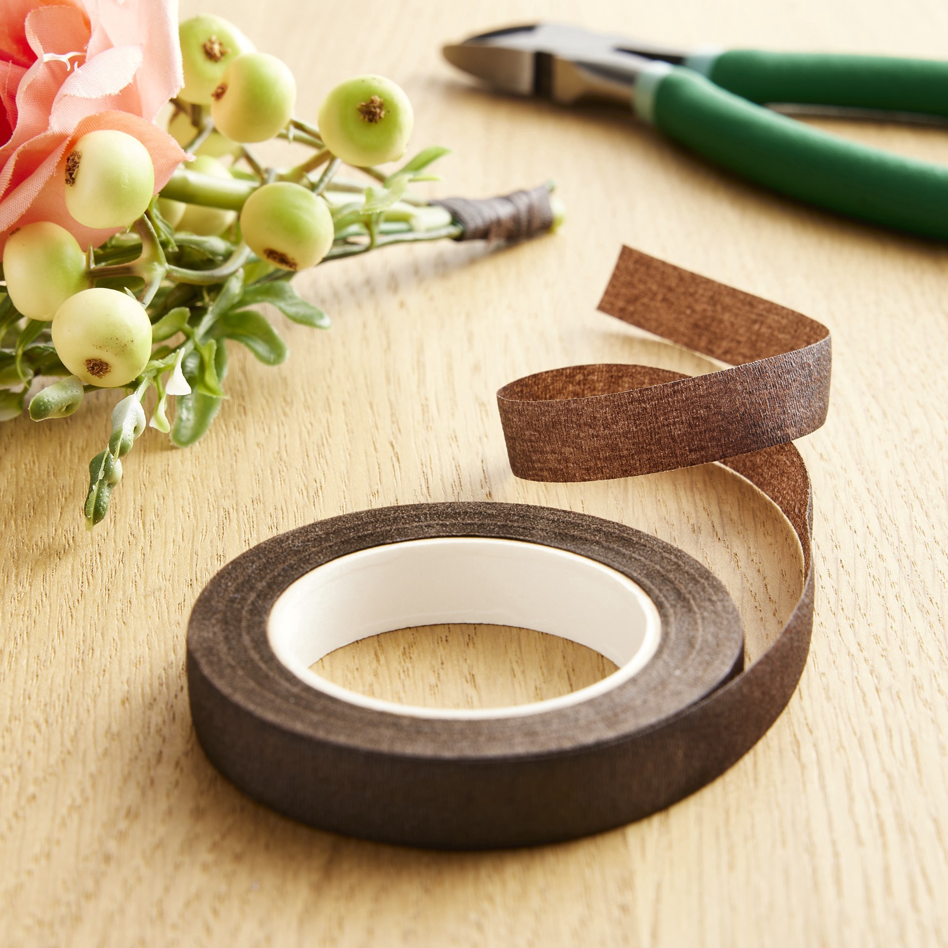 slide 3 of 3, Brown Floral Tape By Ashland, 55 ft