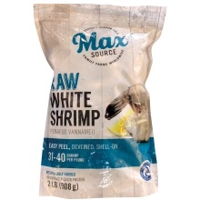 slide 1 of 1, Max Source Medium Raw Shrimp, 32 oz