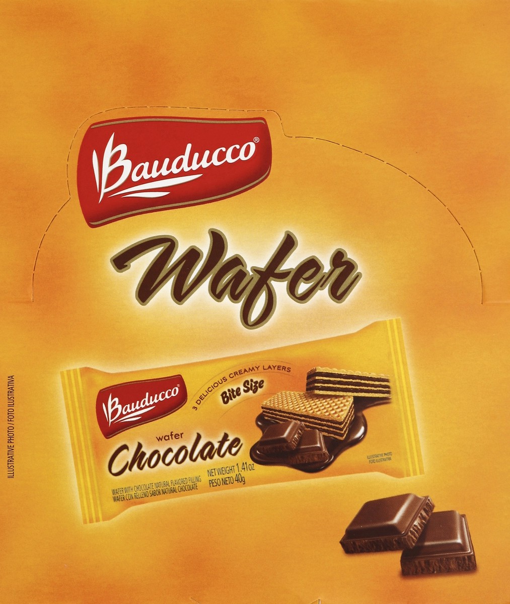 slide 4 of 4, Bauducco Bite Size Chocolate Wafers 12 - 1.41 oz Wrappers, 12 ct