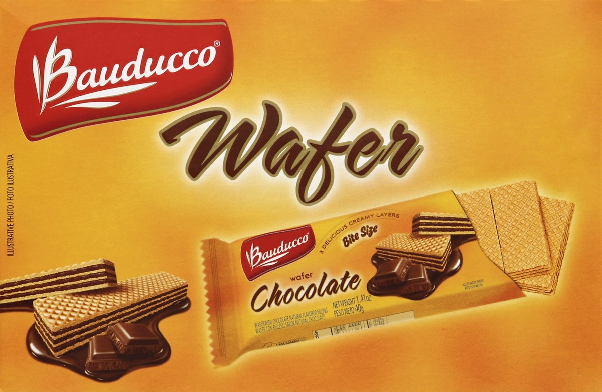 slide 3 of 4, Bauducco Bite Size Chocolate Wafers 12 - 1.41 oz Wrappers, 12 ct