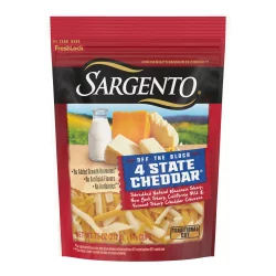 Sargento Off The Block Shredded 4 State Cheddar Cheese