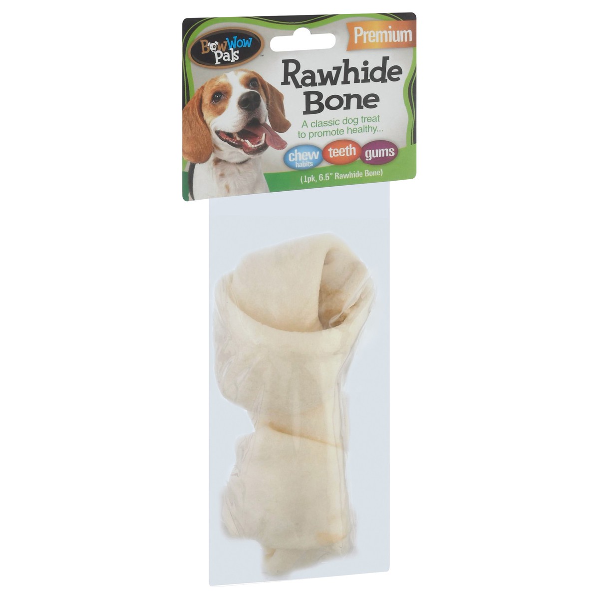 slide 7 of 9, BowWow Pals Premium 6.5 Inch Rawhide Bone 1 ea, 1 ct