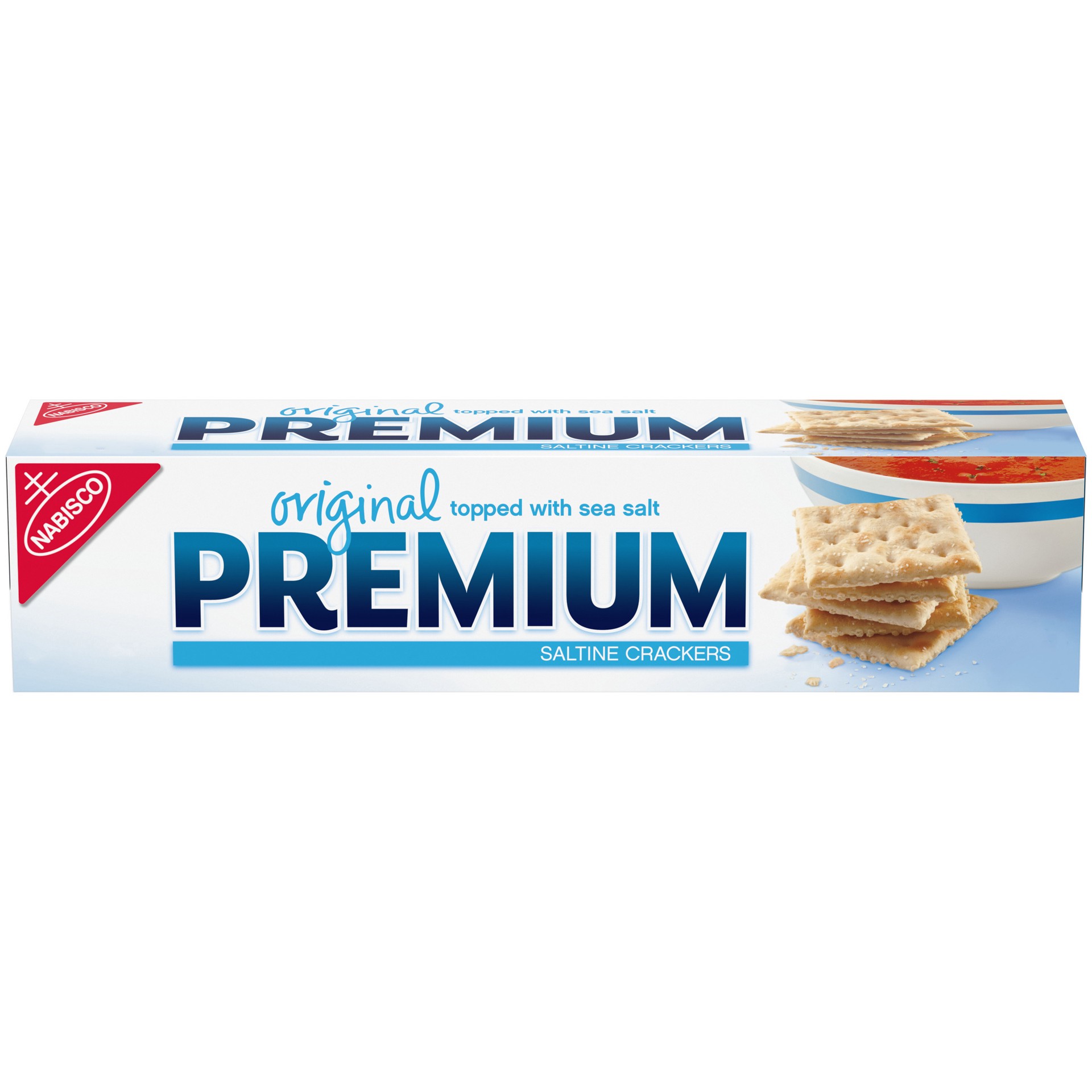 slide 1 of 9, Premium Original Saltine Crackers, 4 oz, 4 oz