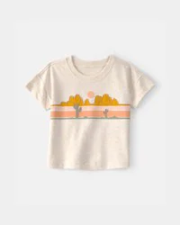 Oshkosh Baby Boy Cactus Desert Graphic Tee - Cream - 18m