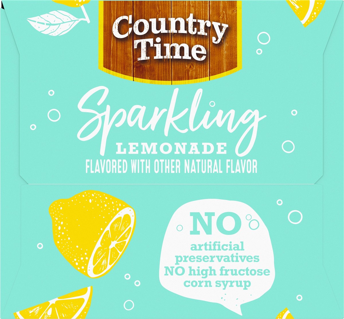 slide 4 of 10, Country Time Sparkling Lemonade 6-7.5 fl. oz. Cans, 45 fl oz