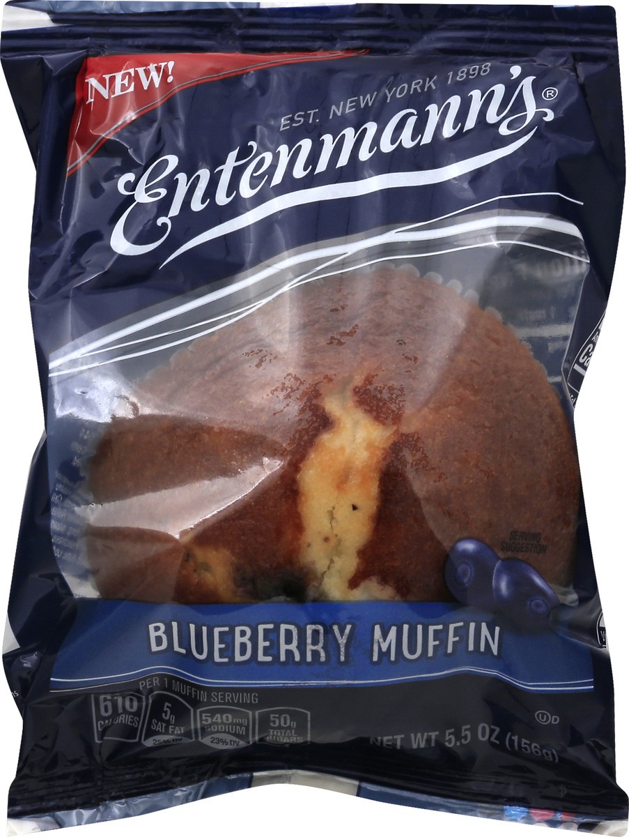 slide 7 of 8, ENTENMANNS Ent Single Serve Blueberry Muffin, 5.5 oz