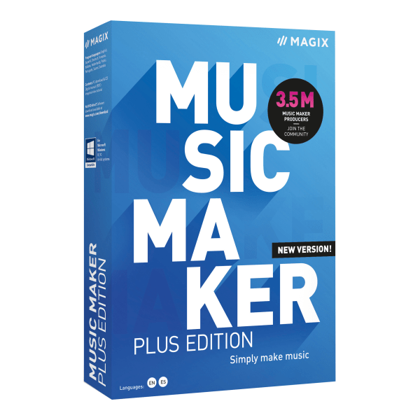 slide 2 of 3, MAGIX Music Maker Plus 2021, For Windows, Cd/Product Key, 1 ct