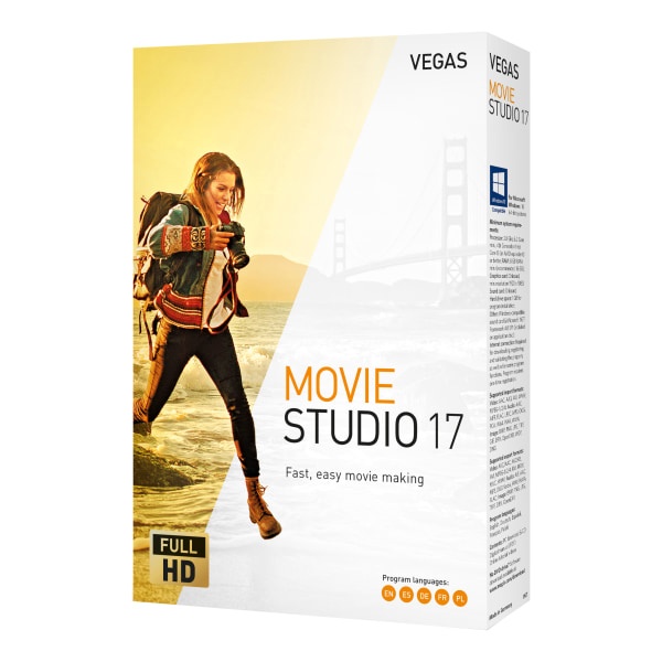 slide 3 of 3, MAGIX Vegas Movie Studio 17, Windows, Disc, 1 ct