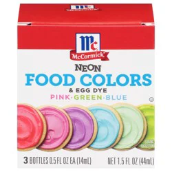 McCormick Neon Food Colors & Egg Dye, 1.5 fl oz
