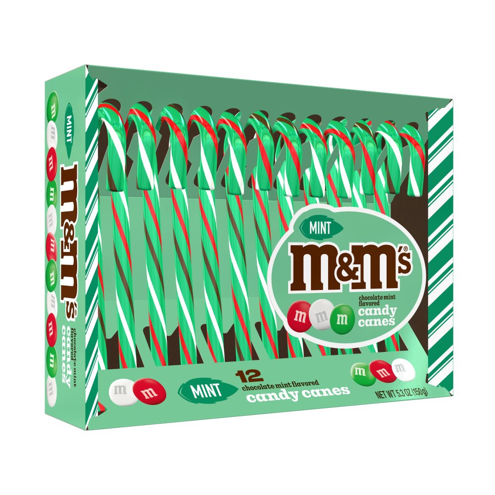 slide 3 of 5, M&M's Candy Canes Chocolate Mint - 5.3oz/12ct, 1 ct