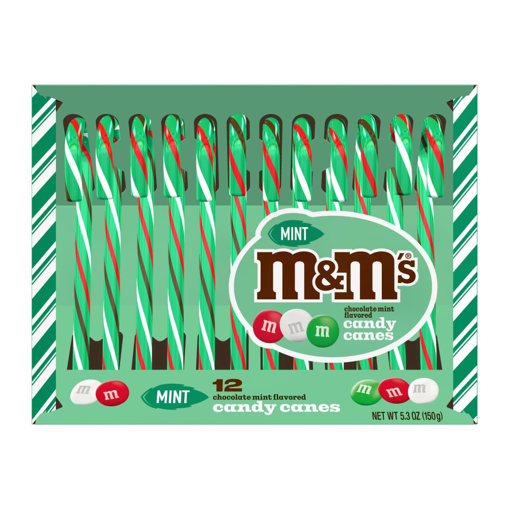 slide 1 of 5, M&M's Candy Canes Chocolate Mint - 5.3oz/12ct, 1 ct