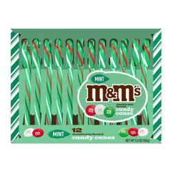M&M's Candy Canes Chocolate Mint - 5.3oz/12ct
