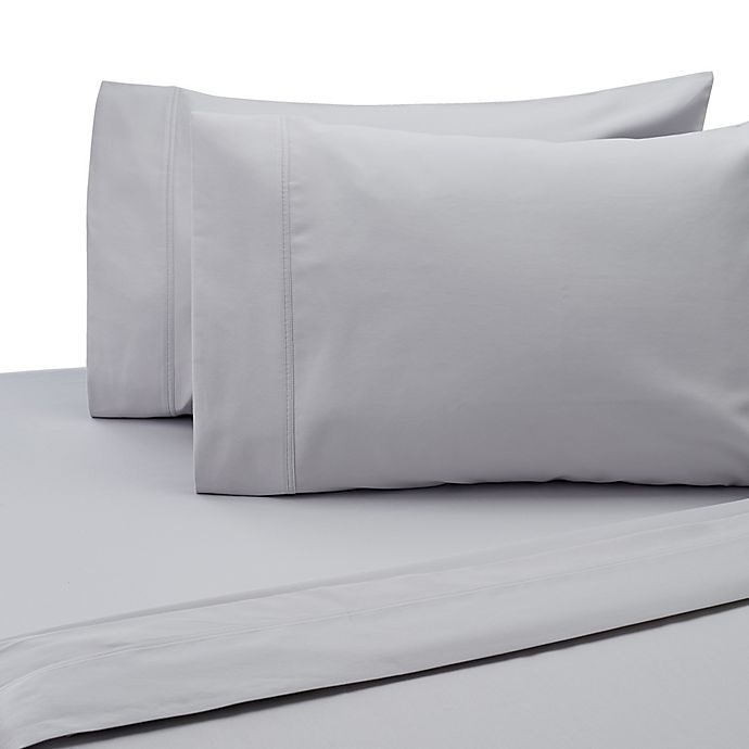 slide 1 of 1, SALT 300-Thread-Count Cotton Sateen Queen Sheet Set - Silver, 1 ct