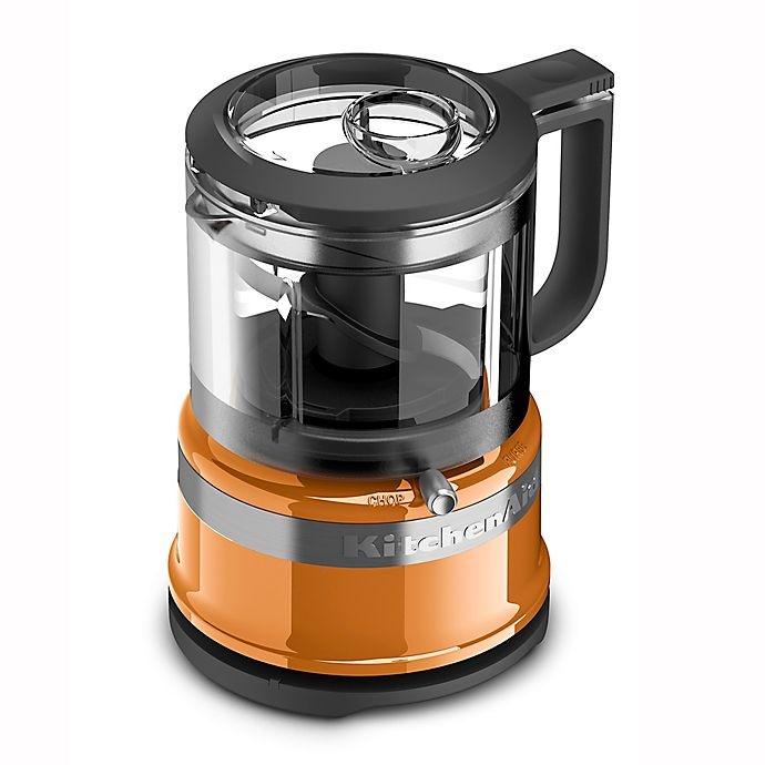 slide 2 of 3, KitchenAid 3.5-Cup Mini Food Chopper - Tangerine, 1 ct