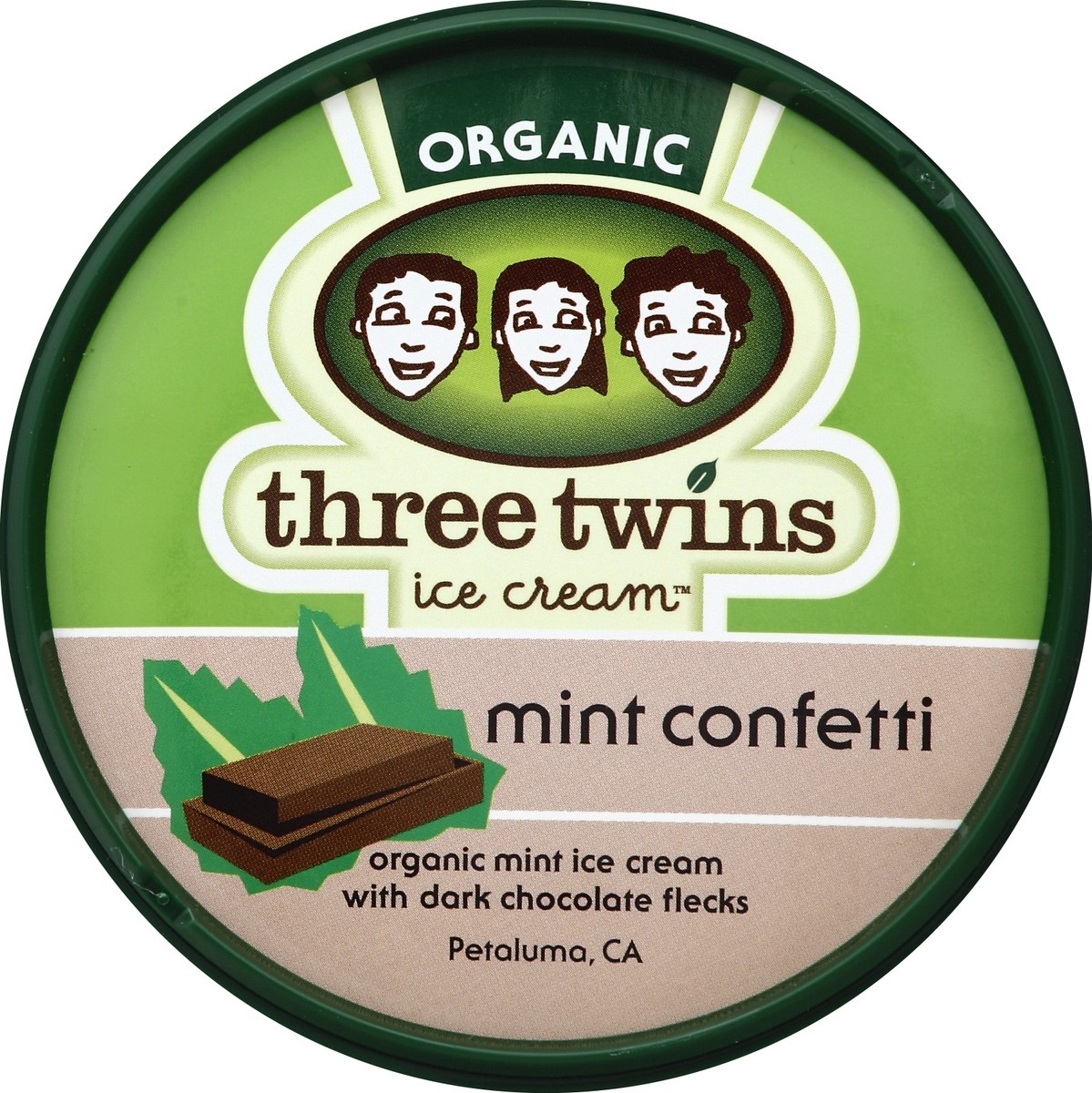 slide 3 of 3, Three Twins Mint Confetti, 16 oz