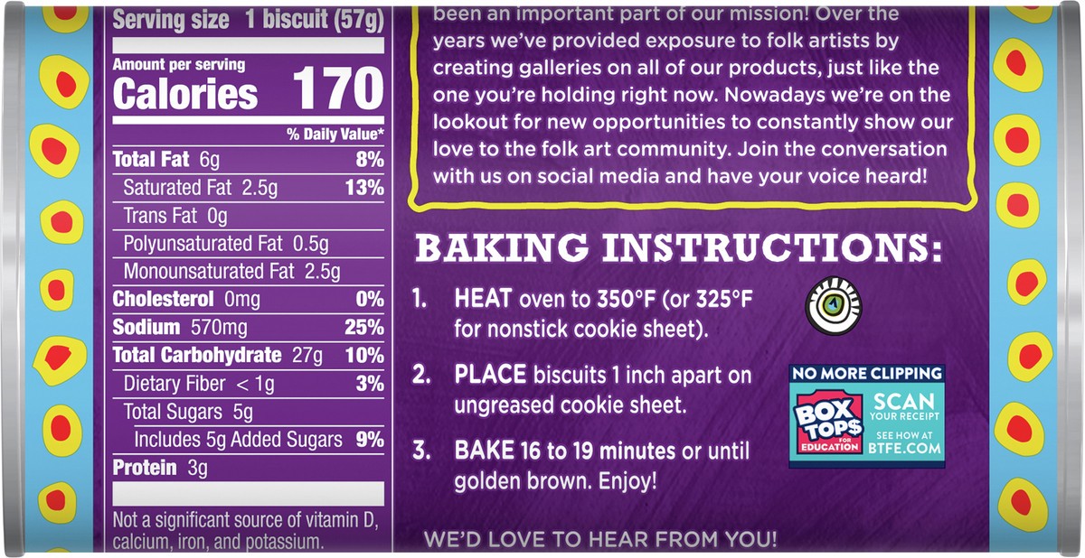 slide 9 of 13, Immaculate Baking Organic Flaky Biscuits, Refrigerated Dough, 8 Biscuits, 16 oz., 8 ct