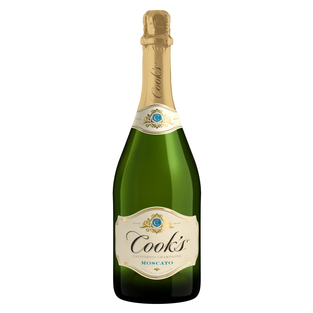 slide 1 of 7, Cook's California Champagne Moscato White Sparkling Wine, 750 ml