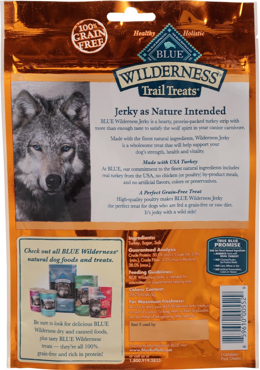 slide 9 of 12, Blue Buffalo Blue Wilderness Turkey Jerky Dog Treats 3.25 oz, 3.25 oz